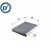 FILTRO ARIA ABITACOLO L255 L202 H36 FORD C-MAX FOCUS III KUGA S-MAX