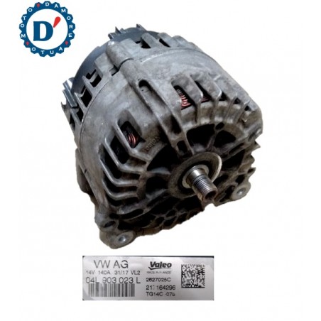 ALTERNATORE AUDI A4 (8K) A5 (8F) Q5 (8R) VOLKSWAGEN GOLF VII PASSAT (3G) TIGUAN (AD1, AX1) 12V 140A SENZA PULEGGIA