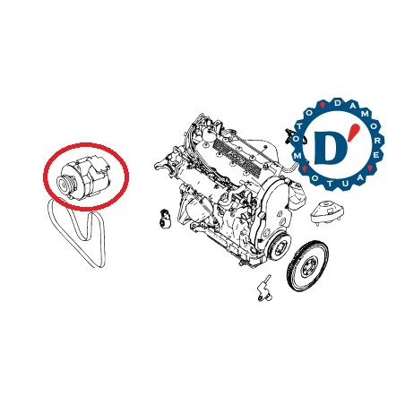 ALTERNATORE TATA INDICA 1.4 B/GPL 62KW MOT 457 SI48 12V 95A USATO