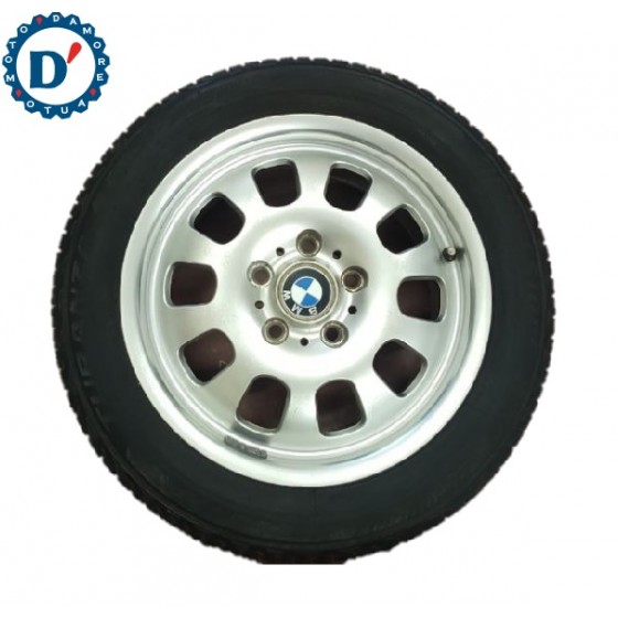 CERCHIO RUOTA LEGA BMW SERIE 3 (E36,E46) 7JX16 ET 47 PNEUMATICO BRIDGESTONE TURANZA T001 205/55R16