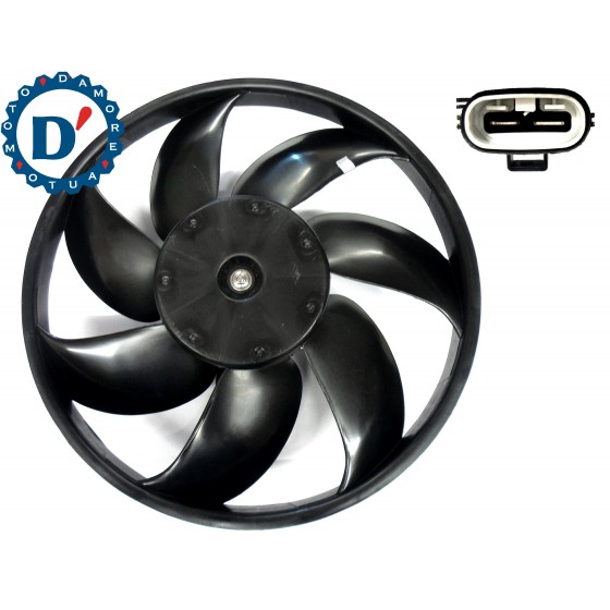 ELETTROVENTOLA RADIATORE MOTORE FORD FIESTA VI 1.6 TDCI SOLO VENTOLA