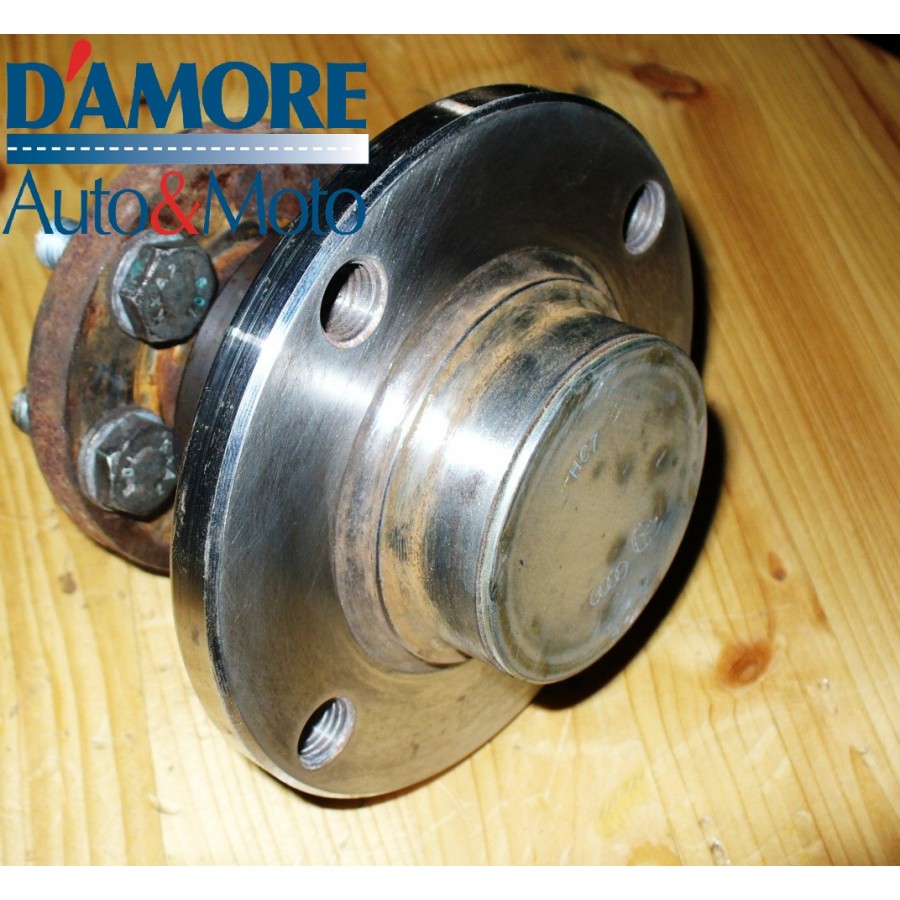 MOZZO RUOTA VOLKSWAGEN LUPO POLO POSTERIORE COMPLETO CON CUSCINETTO E FUSO