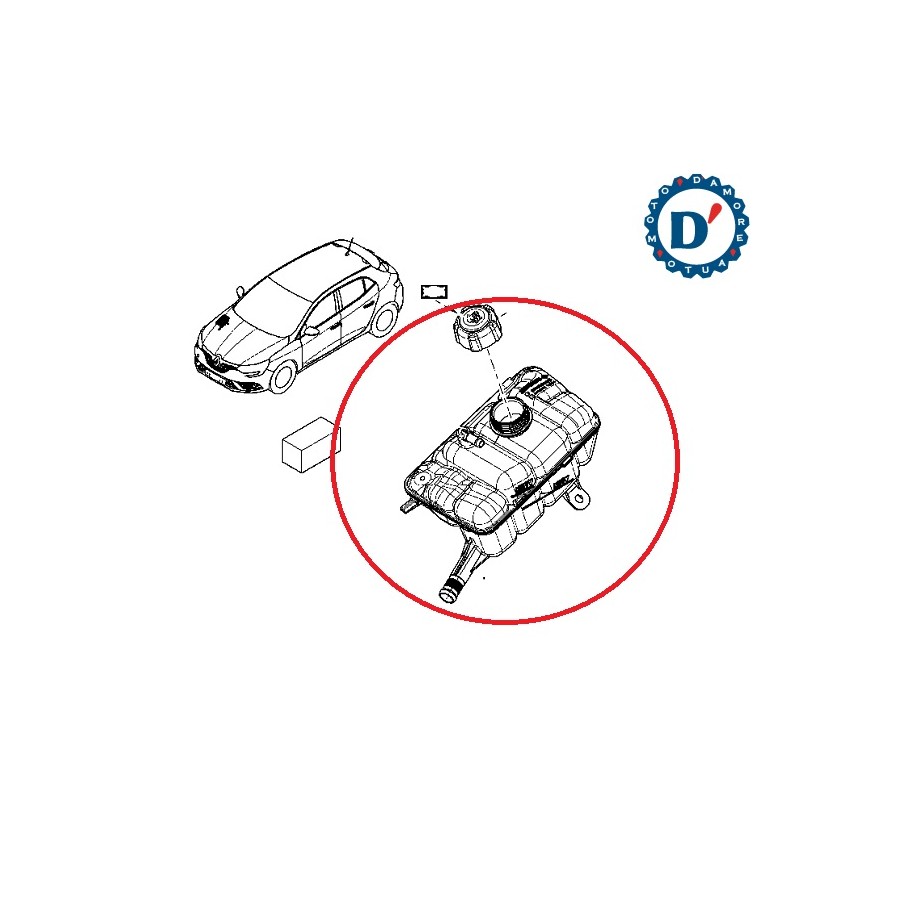 VASO ESPANSIONE RENAULT MEGANE IV 1.5 dCi SCENIC IV 1.5 dCi GRAND SCENIC 1.2 TCe