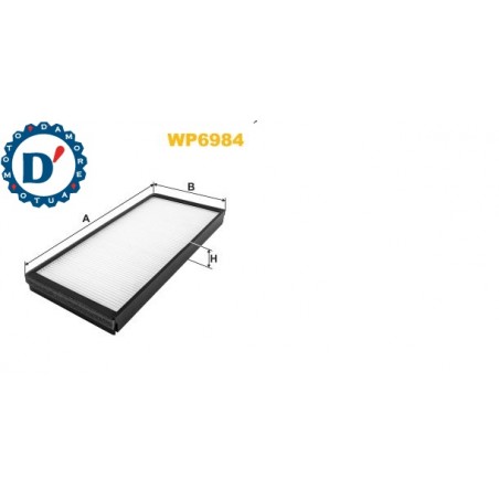FILTRO ARIA ABITACOLO L380 L159 H27 MERCEDES SPRINTER (901, 902, 903, 904)