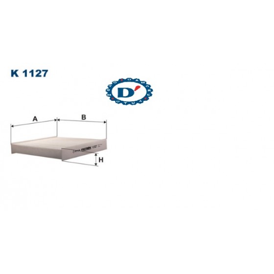 FILTRO ARIA ABITACOLO PANNELLO L225 L220 H35 CITROEN BERLINGO PEUGEOT RANCH