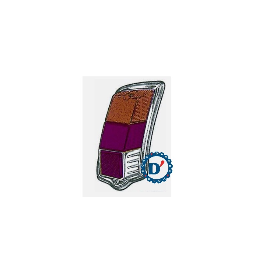 TRASPARENTE FANALE FIAT 500 EPOCA 65> POSTERIORE SX cod.17.007.034-S