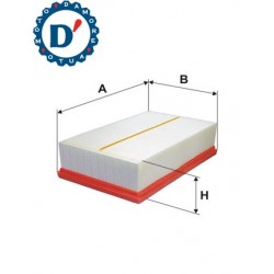 FILTRO ARIA MOTORE L292 L176 H60 AUDI A3 TT LEON (5F) 1.6 TDI 2.0TDI F026400287